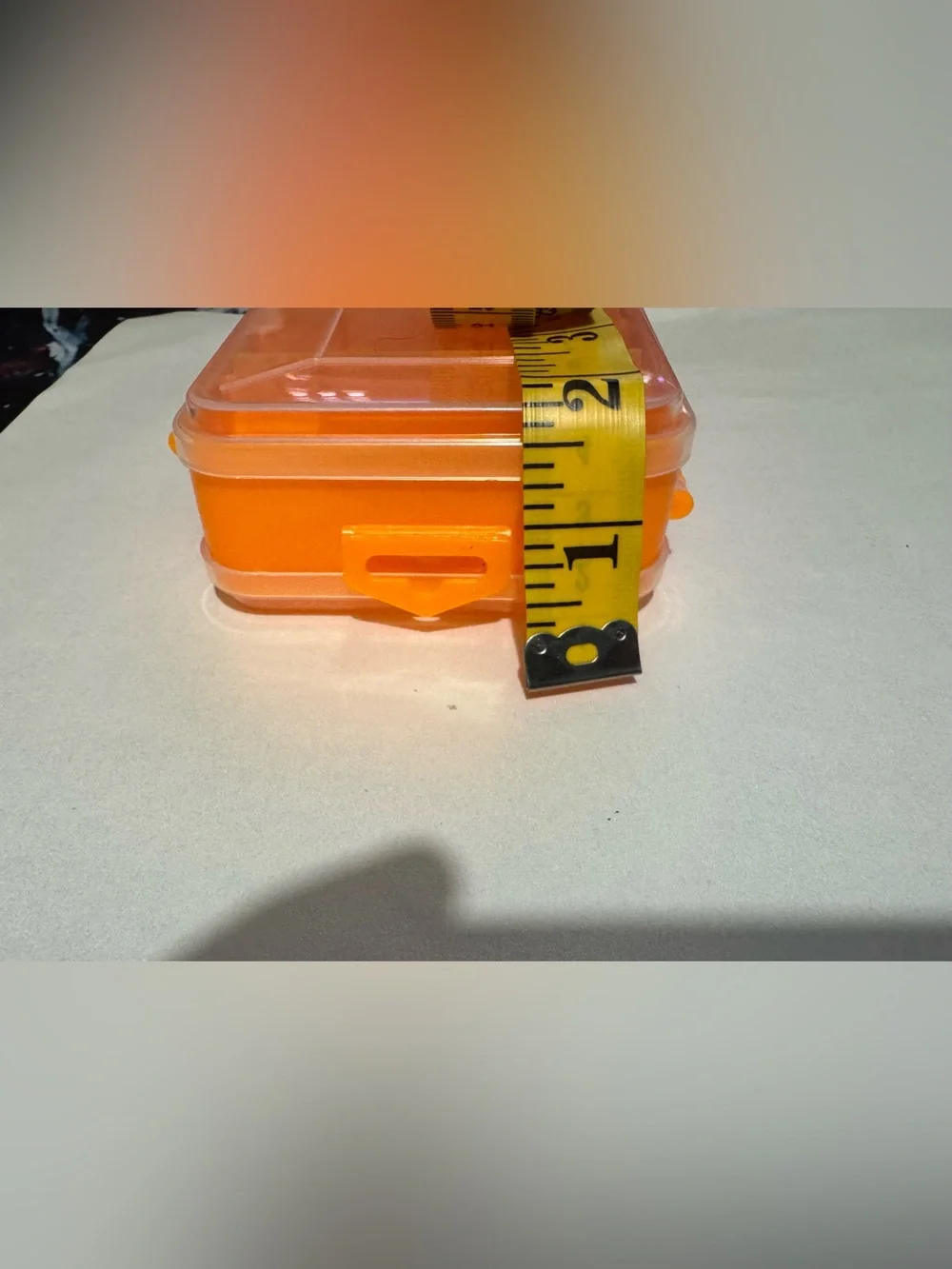 Orange Plastic Double Sided Storage Box